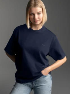 Heavy Oversized T-Shirt Navy