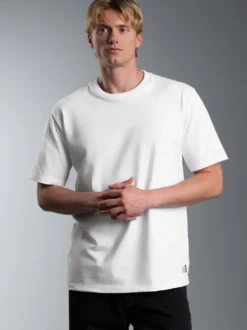Heavy T-Shirt aus 100% recycelter Baumwolle Weiss