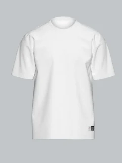 Heavy T-Shirt aus 100% recycelter Baumwolle Weiss