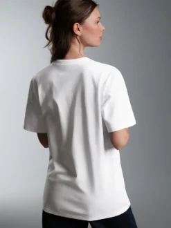 Heavy T-Shirt aus 100% recycelter Baumwolle Weiss