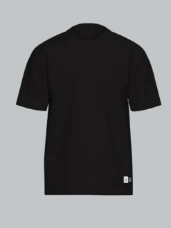 Heavy T-Shirt aus 100% recycelter Baumwolle Schwarz