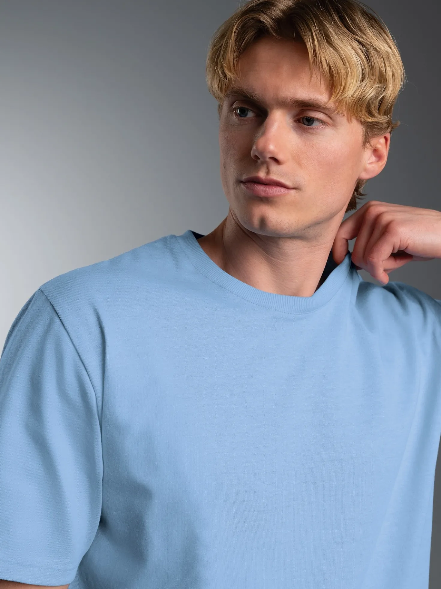 Heavy T-Shirt aus 100% recycelter Baumwolle Horizont
