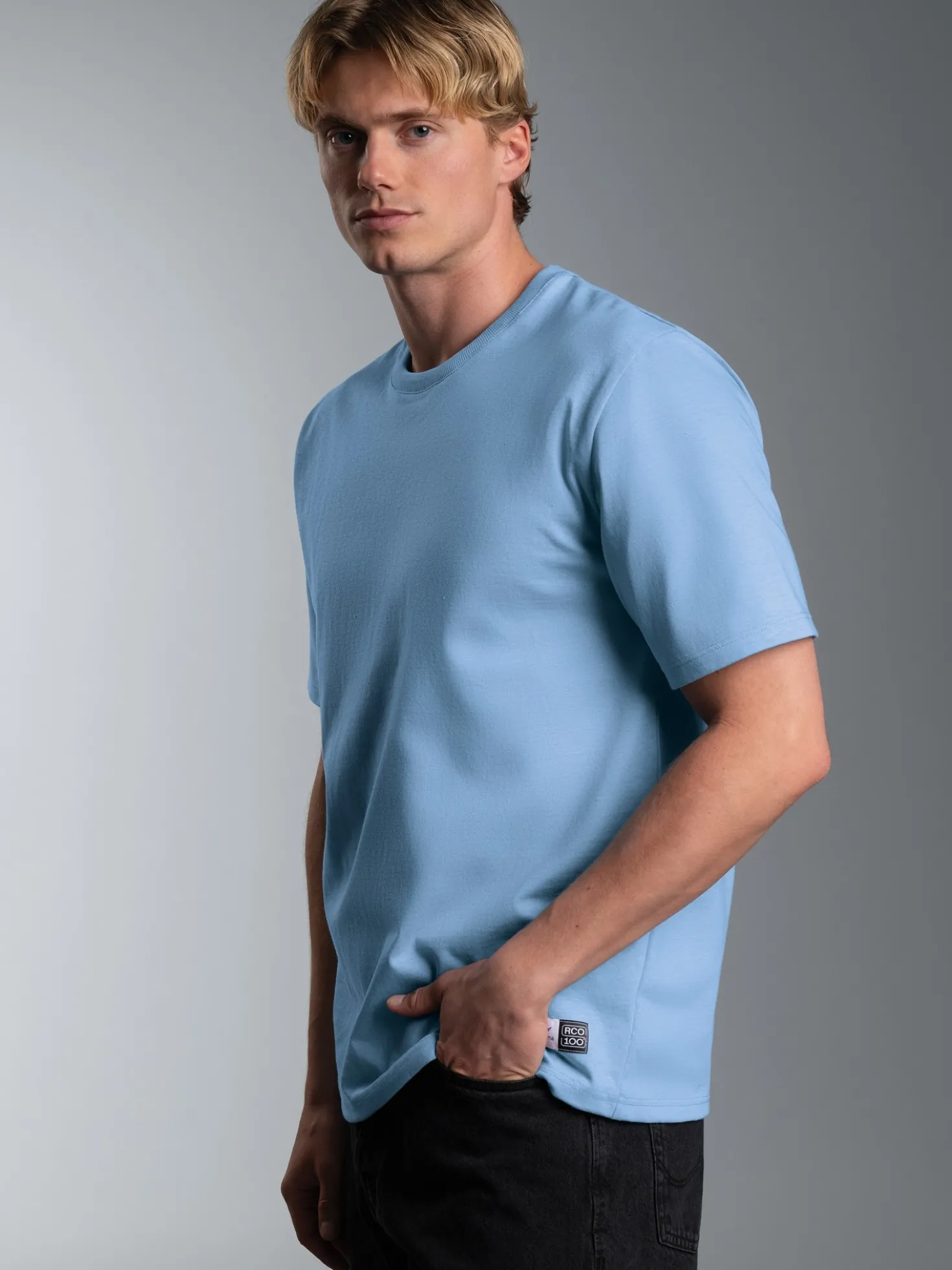 Heavy T-Shirt aus 100% recycelter Baumwolle Horizont