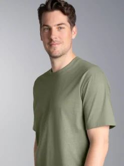 Heavy T-Shirt aus 100% recycelter Baumwolle Salbei