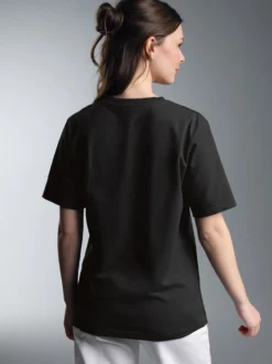 Heavy T-Shirt aus 100% recycelter Baumwolle Schwarz