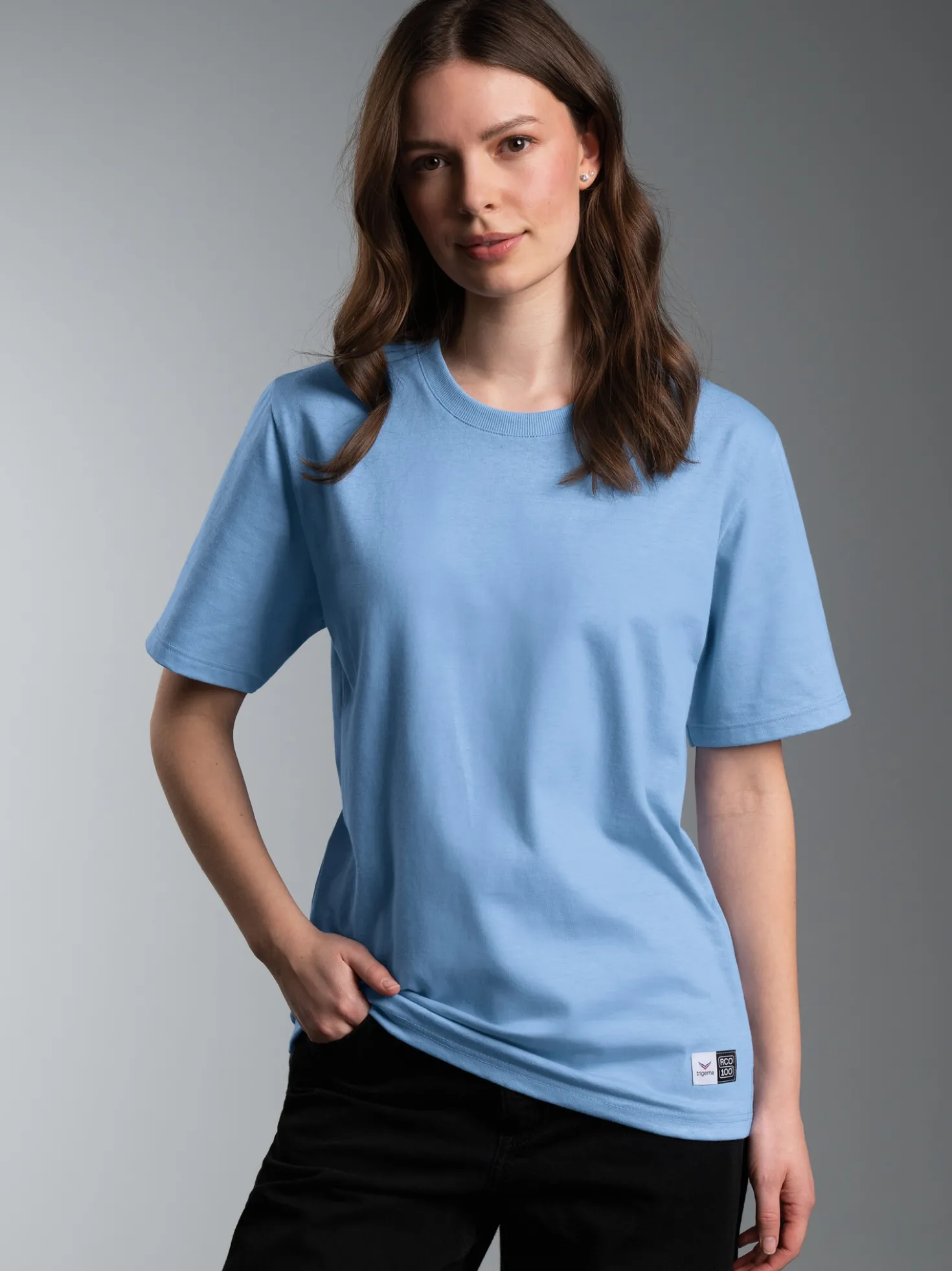 Heavy T-Shirt aus 100% recycelter Baumwolle Horizont