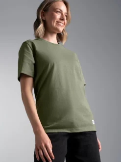 Heavy T-Shirt aus 100% recycelter Baumwolle Salbei