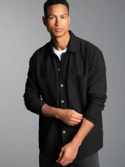 Hemdjacke/Overshirt Schwarz