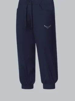 Hüfthose mit Kristallsteinen Navy