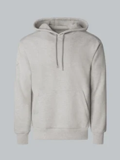 Hoodie aus SweatqualitätGrau-melange