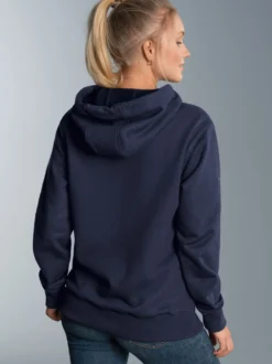 Hoodie aus SweatqualitätNavy