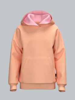 Hoodie in leichter Sweat-Qualität Puder