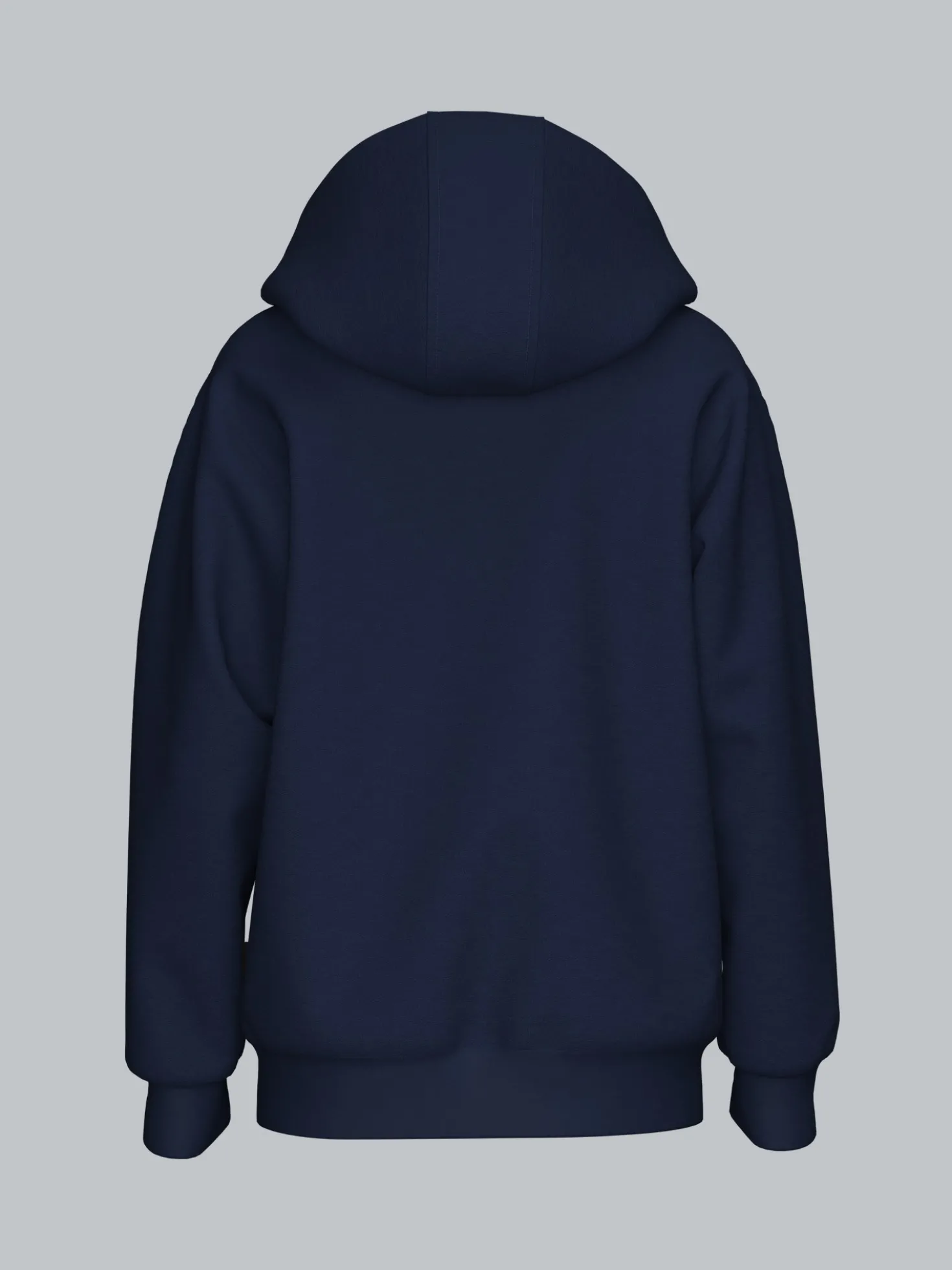 Hoodie in leichter Sweat-Qualität Navy