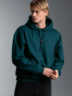 Hoodie mit modischem Logo-Weblabel Saphir