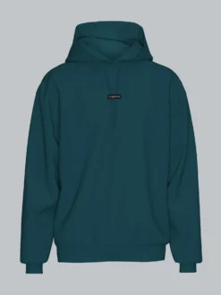 Hoodie mit modischem Logo-Weblabel Saphir