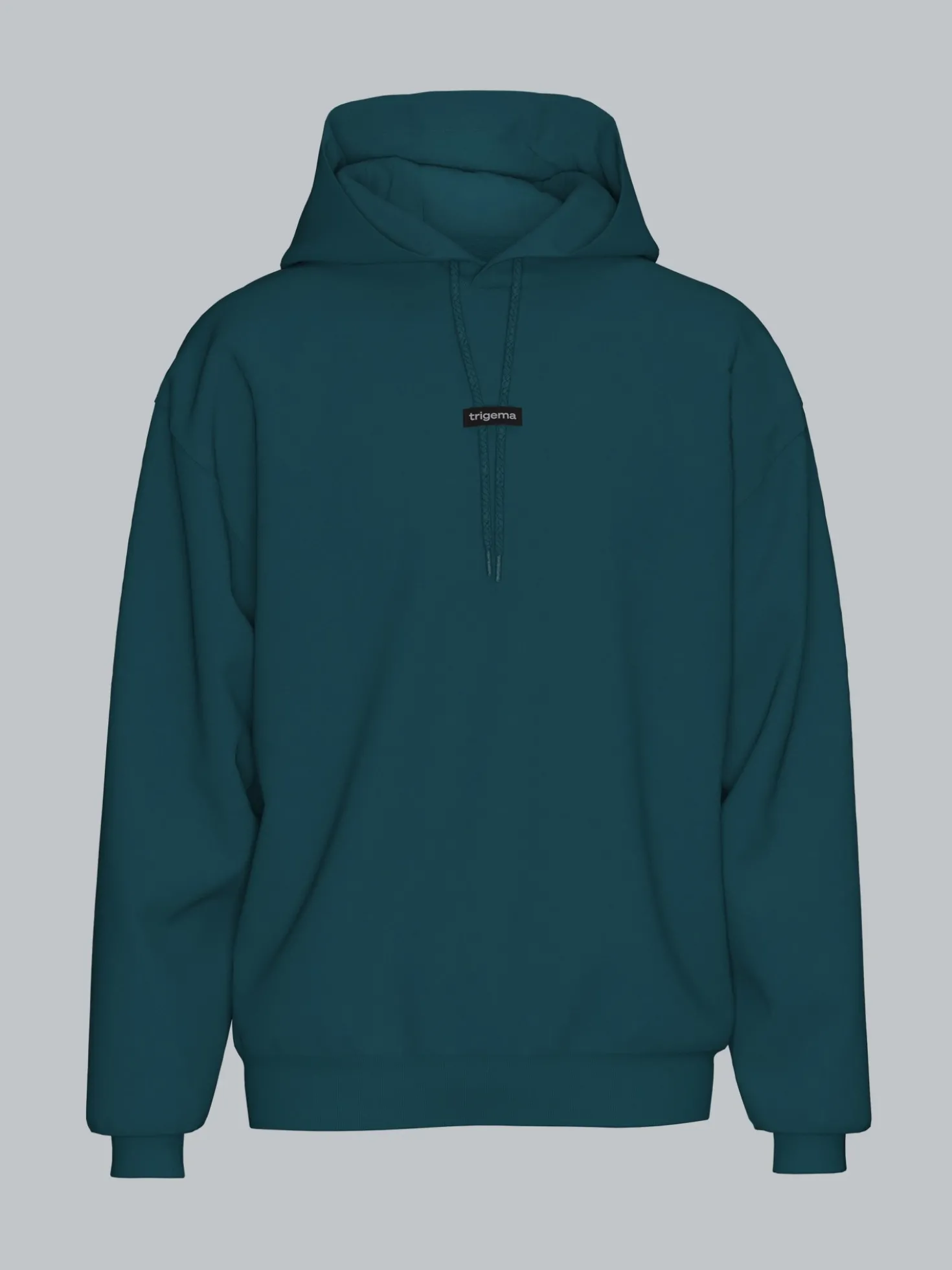 Hoodie mit modischem Logo-Weblabel Saphir