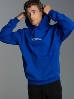 Hoodie mit praktischer Kängurutasche Royal