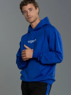 Hoodie mit praktischer Kängurutasche Royal