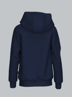 Hoodie mit trigema Moos-Patch Navy