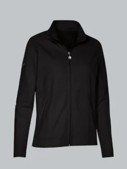 Jacke mit funkelnden Strass-Steinen Schwarz