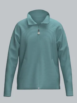 Jacke mit funkelnden Strass-Steinen Seegras