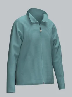 Jacke mit funkelnden Strass-Steinen Seegras