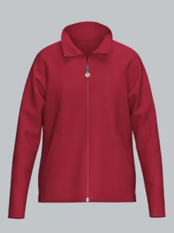 Jacke mit funkelnden Strass-Steinen Rubin