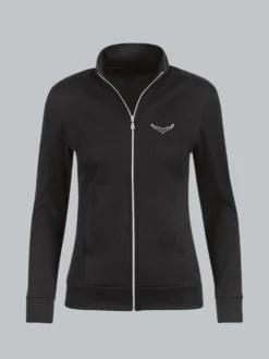 Jacke mit Kristallsteinen Schwarz