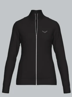 Jacke veredelt mit Kristallsteinen Schwarz