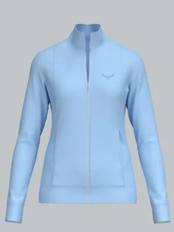 Jacke veredelt mit Kristallsteinen Iceblue-melange