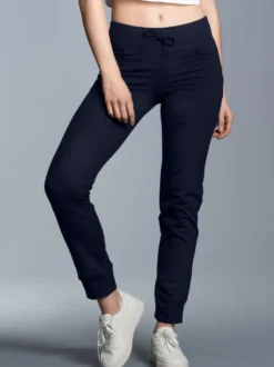 Jogginghose aus leichter Sweat-Qualität Navy