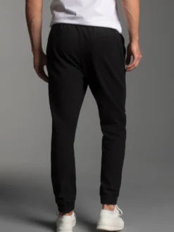 Jogginghose mit aufgesetzten Taschen Schwarz