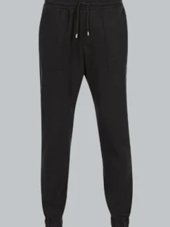 Jogginghose mit aufgesetzten Taschen Schwarz
