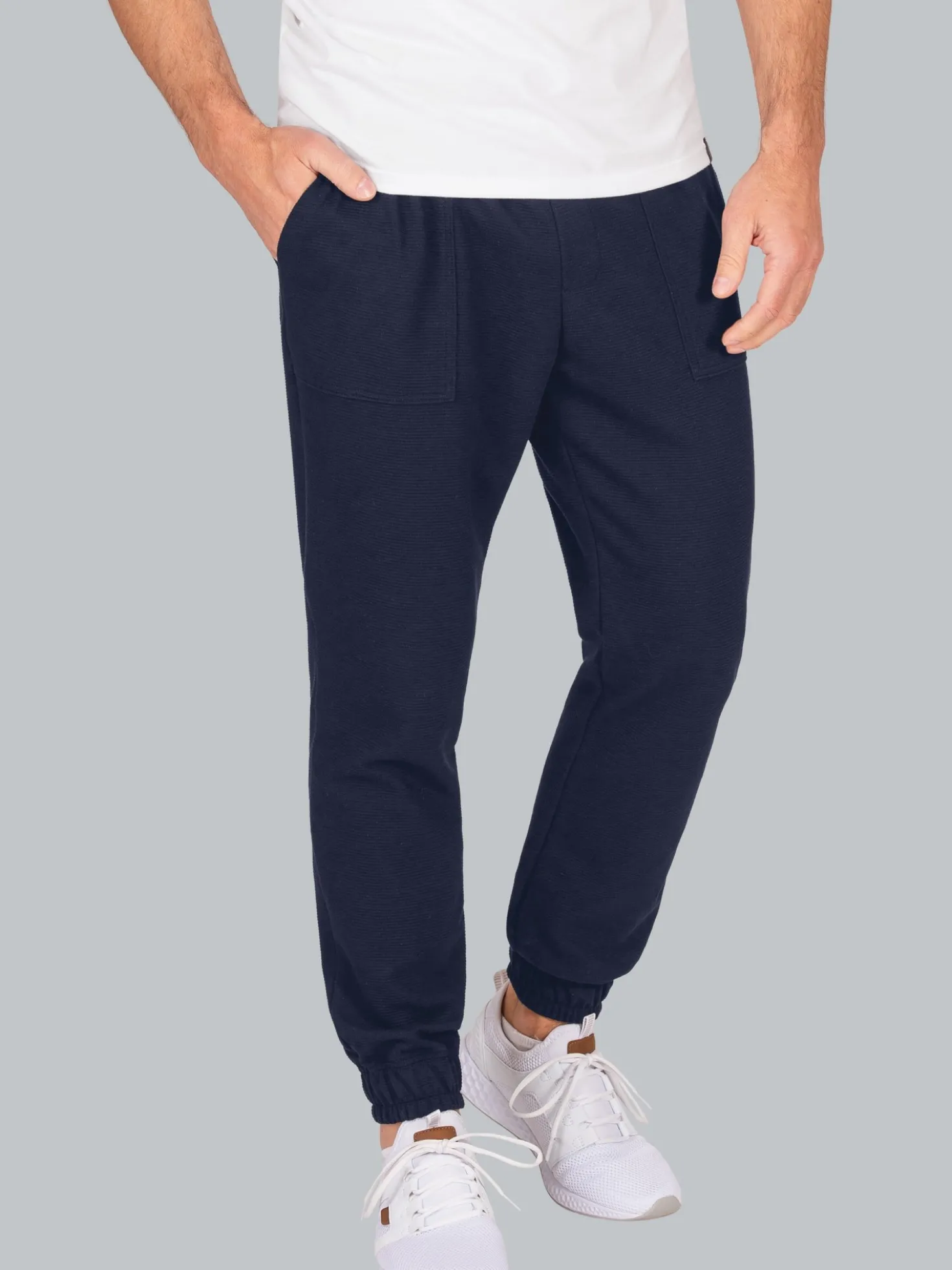 Jogginghose mit aufgesetzten Taschen Navy