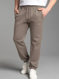 Jogginghose mit Bündchen Taupe