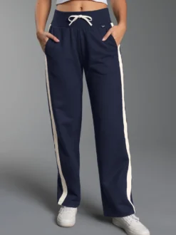 Jogginghose mit kontrastfarbigen Elementen Navy