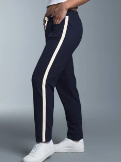 Jogginghose mit kontrastfarbigen Akzenten Navy