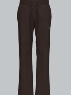 Jogginghose mit weitem Bein Mocca