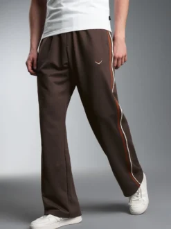 Jogginghose mit weitem Bein Mocca