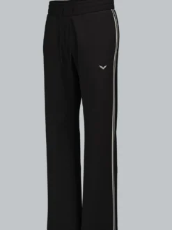 Jogginghose mit weitem Bein Schwarz