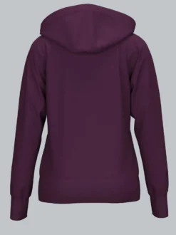 Kapuzenjacke Aubergine