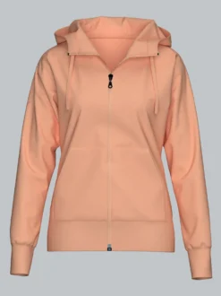 Kapuzenjacke Puder