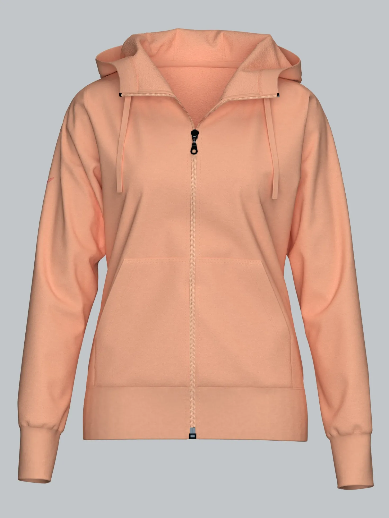 Kapuzenjacke Puder