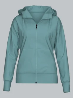Kapuzenjacke Seegras