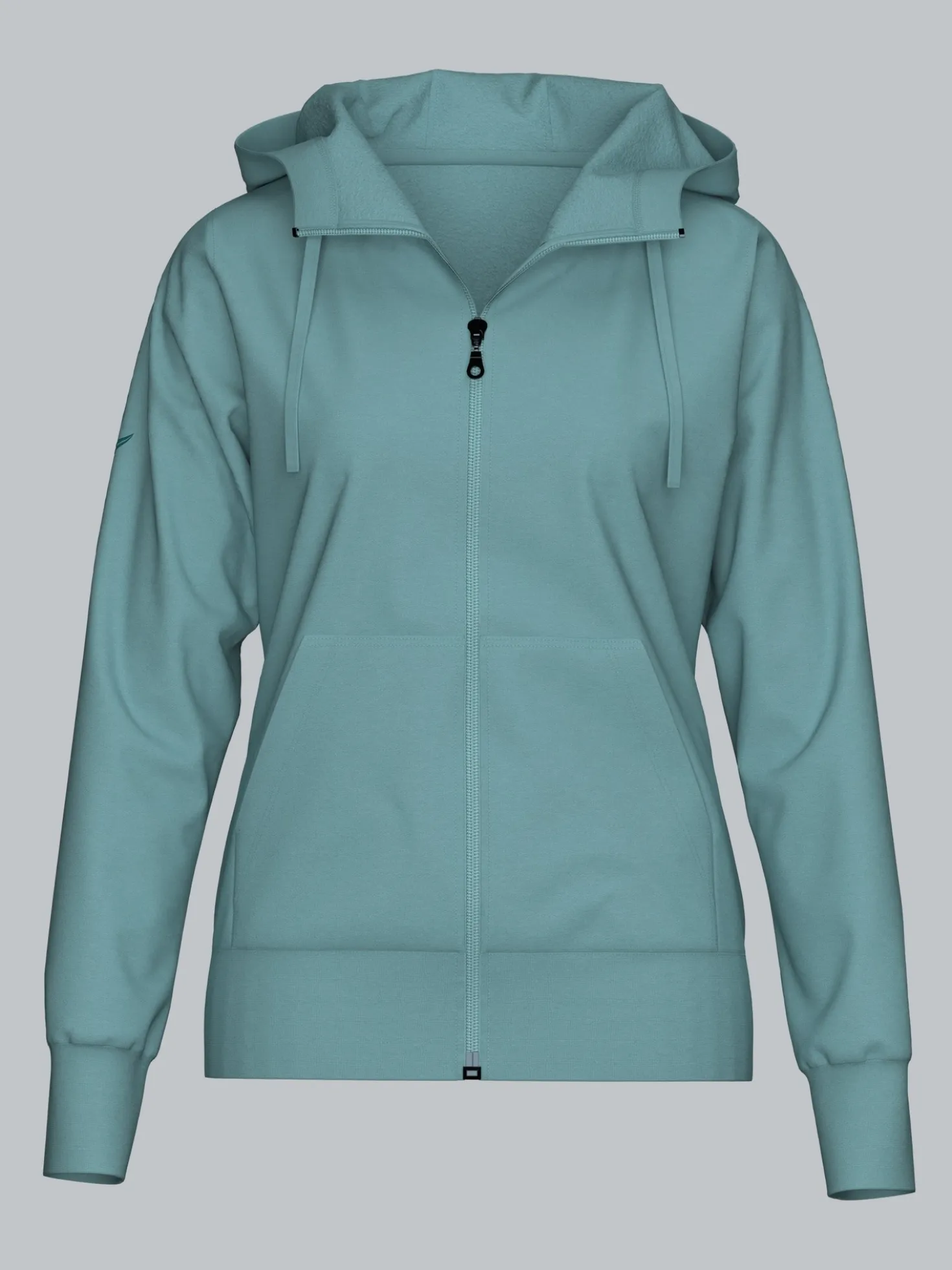 Kapuzenjacke Seegras