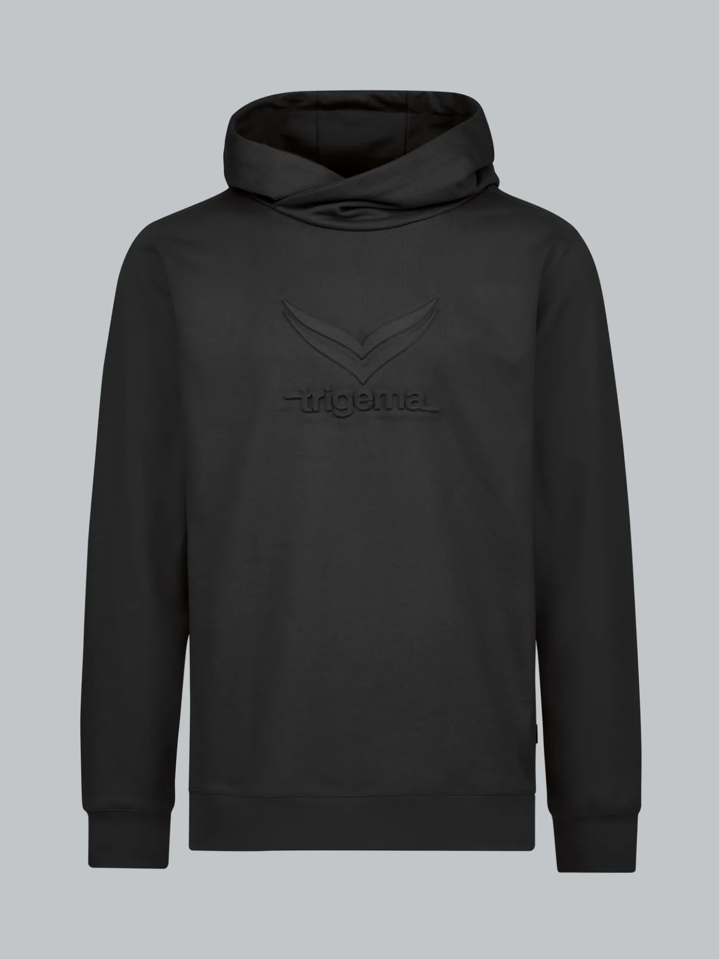 Kapuzenpullover mit großem 3D-Motiv Schwarz