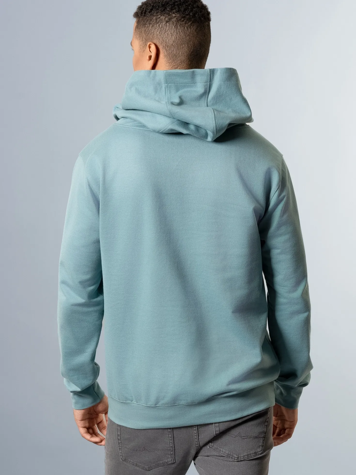 Kapuzenpullover mit großem 3D-Motiv Seegras