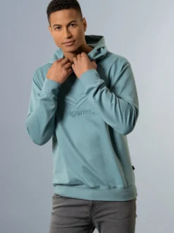Kapuzenpullover mit großem 3D-Motiv Seegras