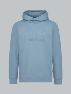 Kapuzenpullover mit großem 3D-Motiv Pearl-blue