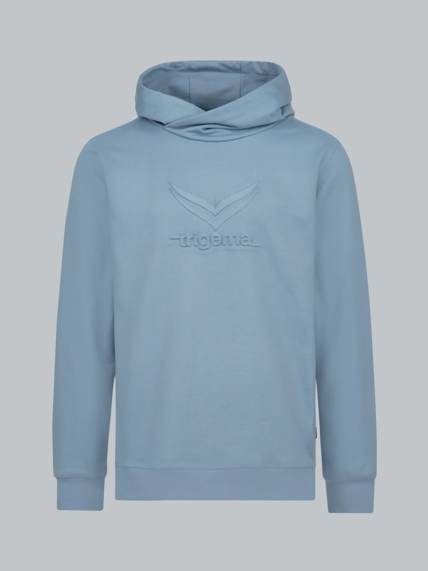 Kapuzenpullover mit großem 3D-Motiv Pearl-blue